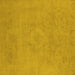 Square Oriental Yellow Industrial Rug, urb2171yw