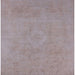 Square Mid-Century Modern Rosy Brown Pink Oriental Rug, urb2171