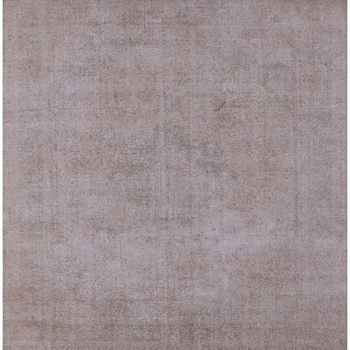 Square Machine Washable Industrial Modern Rose Dust Purple Rug, wshurb2172