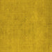 Square Machine Washable Oriental Yellow Industrial Rug, wshurb2172yw