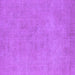 Square Oriental Purple Industrial Rug, urb2172pur