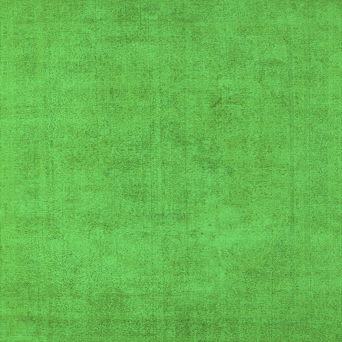 Square Oriental Green Industrial Rug, urb2172grn