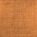 Square Oriental Orange Industrial Rug, urb2173org