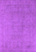 Machine Washable Oriental Purple Industrial Area Rugs, wshurb2173pur