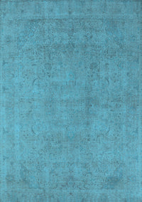 Oriental Light Blue Industrial Rug, urb2173lblu