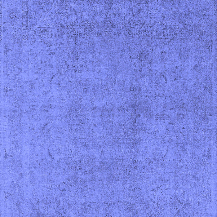 Oriental Blue Industrial Rug, urb2173blu