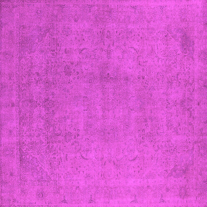Square Oriental Pink Industrial Rug, urb2173pnk
