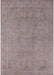 Machine Washable Industrial Modern Rose Dust Purple Rug, wshurb2173