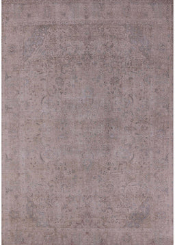 Mid-Century Modern Rose Purple Oriental Rug, urb2173