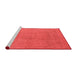 Industrial Red Washable Rugs