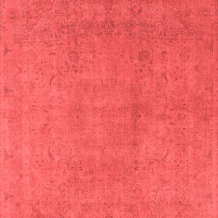 Machine Washable Oriental Red Industrial Rug, wshurb2173red
