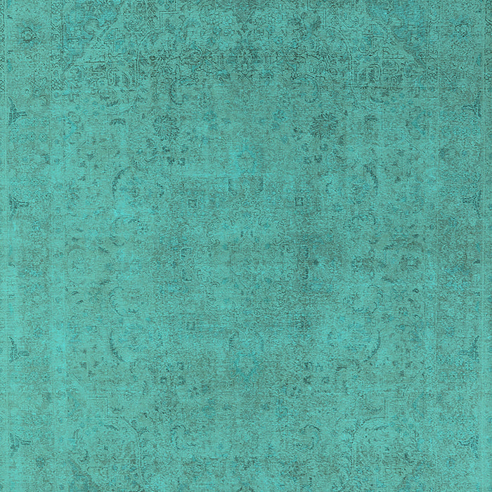 Oriental Turquoise Industrial Rug, urb2173turq