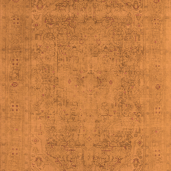 Machine Washable Oriental Orange Industrial Area Rugs, wshurb2174org