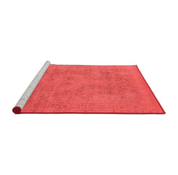 Industrial Red Washable Rugs