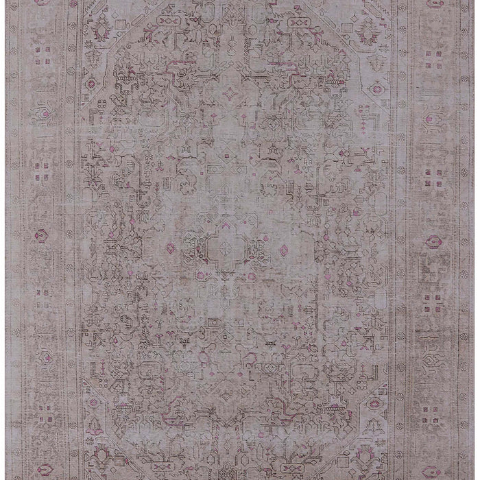 Machine Washable Industrial Modern Rose Dust Purple Rug, wshurb2174