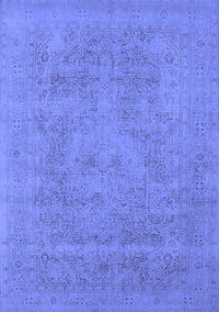 Oriental Blue Industrial Rug, urb2174blu