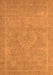 Oriental Orange Industrial Rug, urb2175org