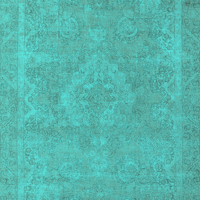 Oriental Turquoise Industrial Rug, urb2175turq