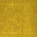 Square Oriental Yellow Industrial Rug, urb2175yw