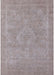 Machine Washable Industrial Modern Silver Pink Rug, wshurb2175