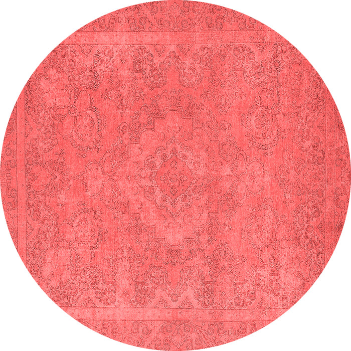 Machine Washable Oriental Red Industrial Rug, wshurb2175red