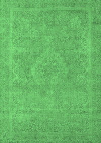 Oriental Emerald Green Industrial Rug, urb2175emgrn