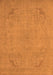 Machine Washable Oriental Orange Industrial Area Rugs, wshurb2176org