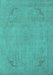 Oriental Turquoise Industrial Rug, urb2176turq