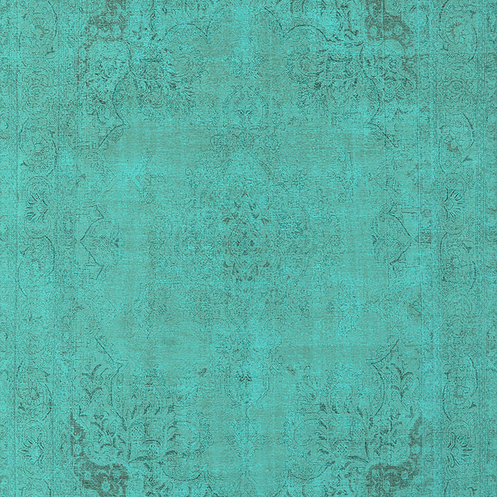 Oriental Turquoise Industrial Rug, urb2176turq