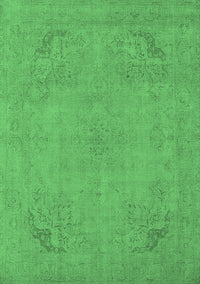 Oriental Emerald Green Industrial Rug, urb2176emgrn