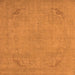 Square Oriental Orange Industrial Rug, urb2176org