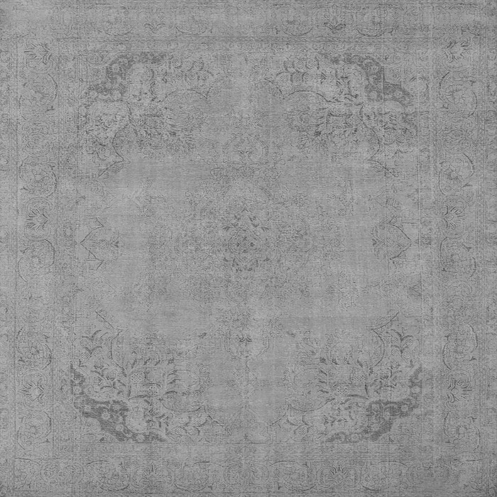 Square Oriental Gray Industrial Rug, urb2176gry