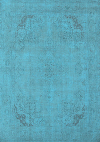 Oriental Light Blue Industrial Rug, urb2176lblu