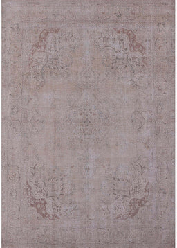 Mid-Century Modern Rose Purple Oriental Rug, urb2176