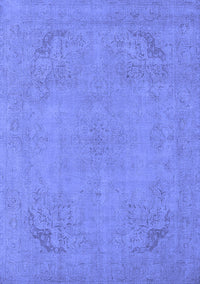 Oriental Blue Industrial Rug, urb2176blu