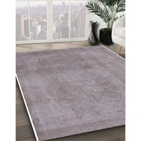 Mid-Century Modern Rose Purple Oriental Rug, urb2177