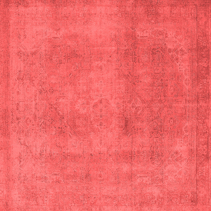 Machine Washable Oriental Red Industrial Rug, wshurb2177red