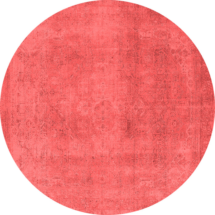 Machine Washable Oriental Red Industrial Rug, wshurb2177red