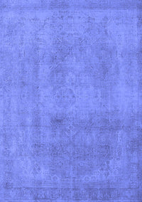 Oriental Blue Industrial Rug, urb2177blu