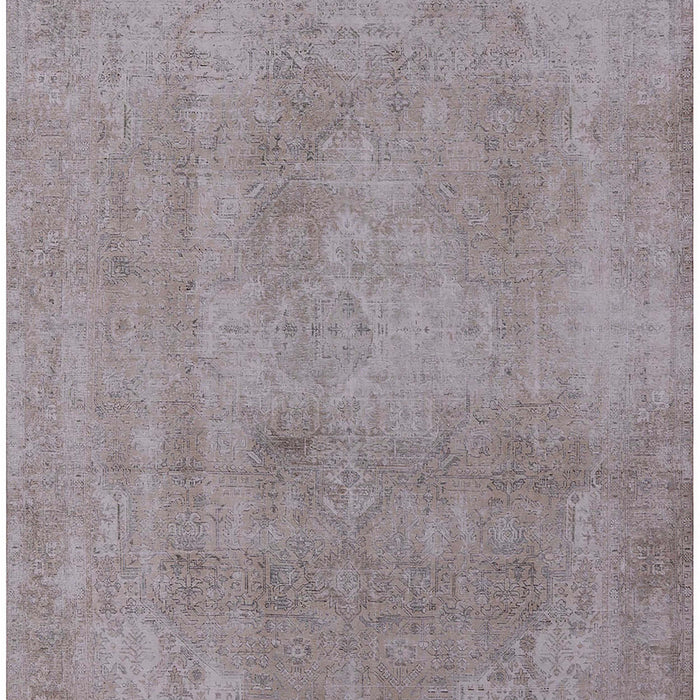 Mid-Century Modern Rose Purple Oriental Rug, urb2177