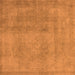 Square Oriental Orange Industrial Rug, urb2177org