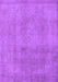 Machine Washable Oriental Purple Industrial Area Rugs, wshurb2177pur