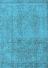 Oriental Light Blue Industrial Rug, urb2177lblu