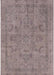 Mid-Century Modern Mauve Taupe Purple Oriental Rug, urb2178