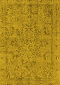 Oriental Yellow Industrial Rug, urb2178yw