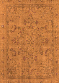 Oriental Orange Industrial Rug, urb2178org