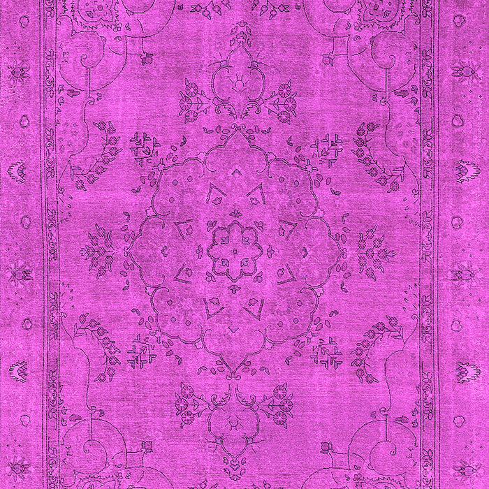Machine Washable Oriental Pink Industrial Rug, wshurb2178pnk