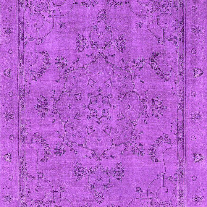 Machine Washable Oriental Purple Industrial Area Rugs, wshurb2178pur