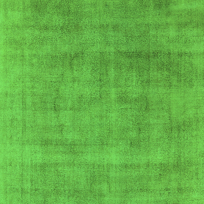 Machine Washable Oriental Green Industrial Area Rugs, wshurb2179grn