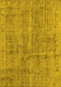 Oriental Yellow Industrial Rug, urb2180yw